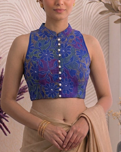 Collar Neck Blouses - Readymade Saree Blouse Collection