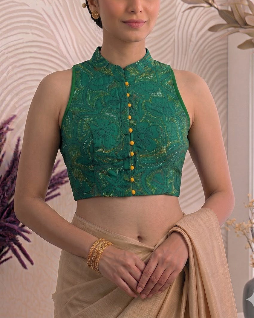 Kantha Work Blouses - Readymade Saree Blouse Collection
