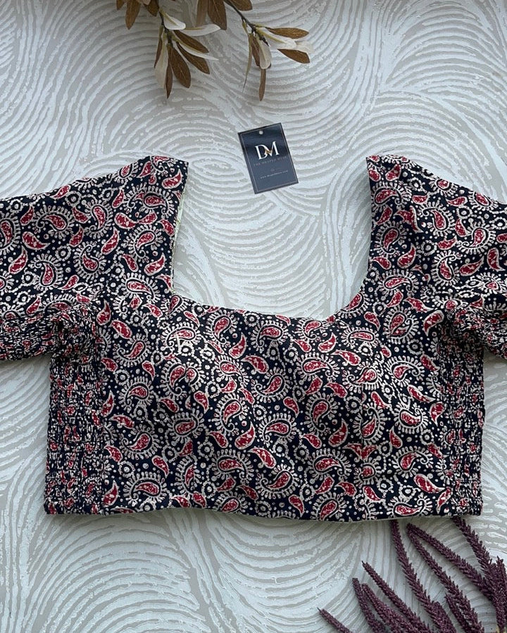 The Dual Muse with Sleeves - Green Floral & Black