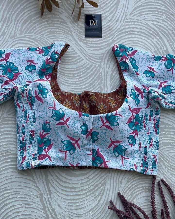 The Dual Muse with Sleeves - Blue and Brown