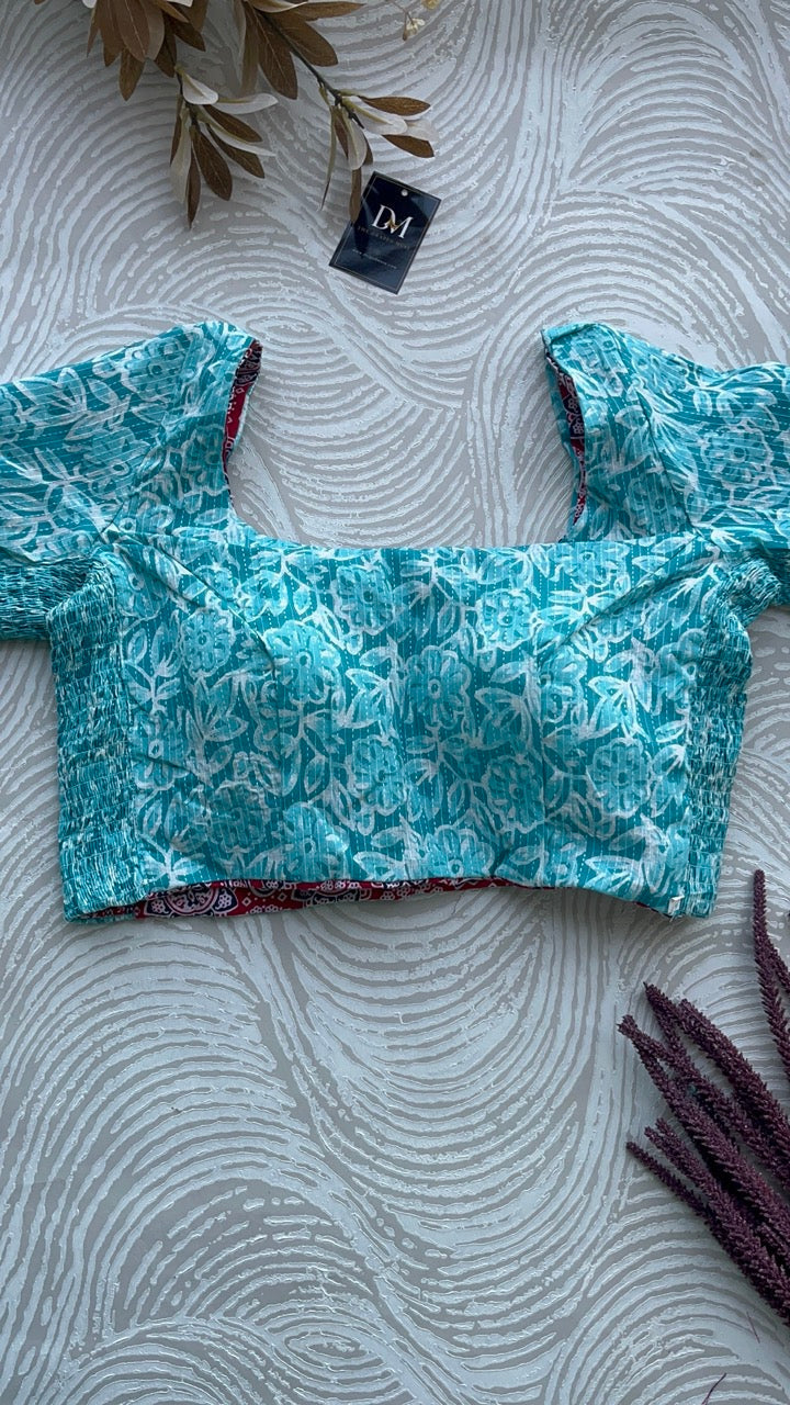 The Dual Muse with Sleeves - Red and Light Blue