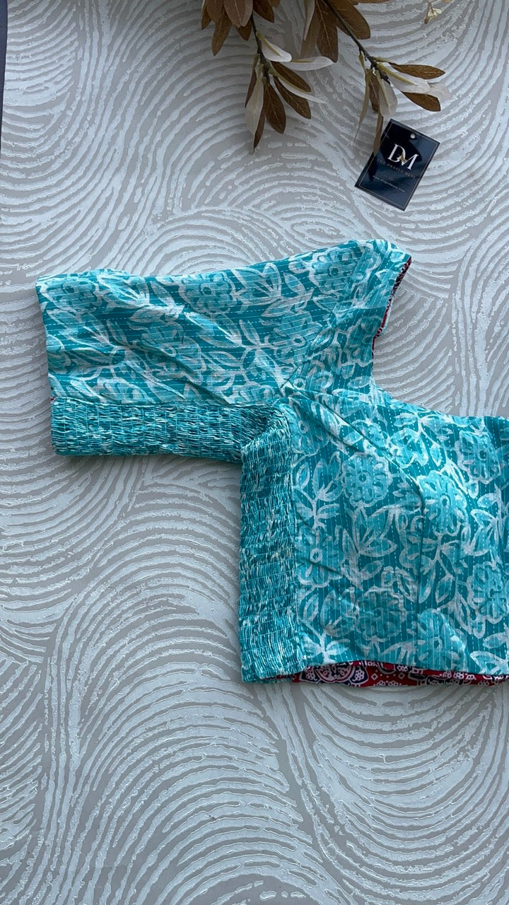The Dual Muse with Sleeves - Red and Light Blue