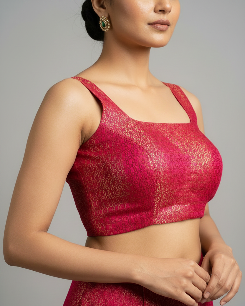 Pink Bollywood Blouse