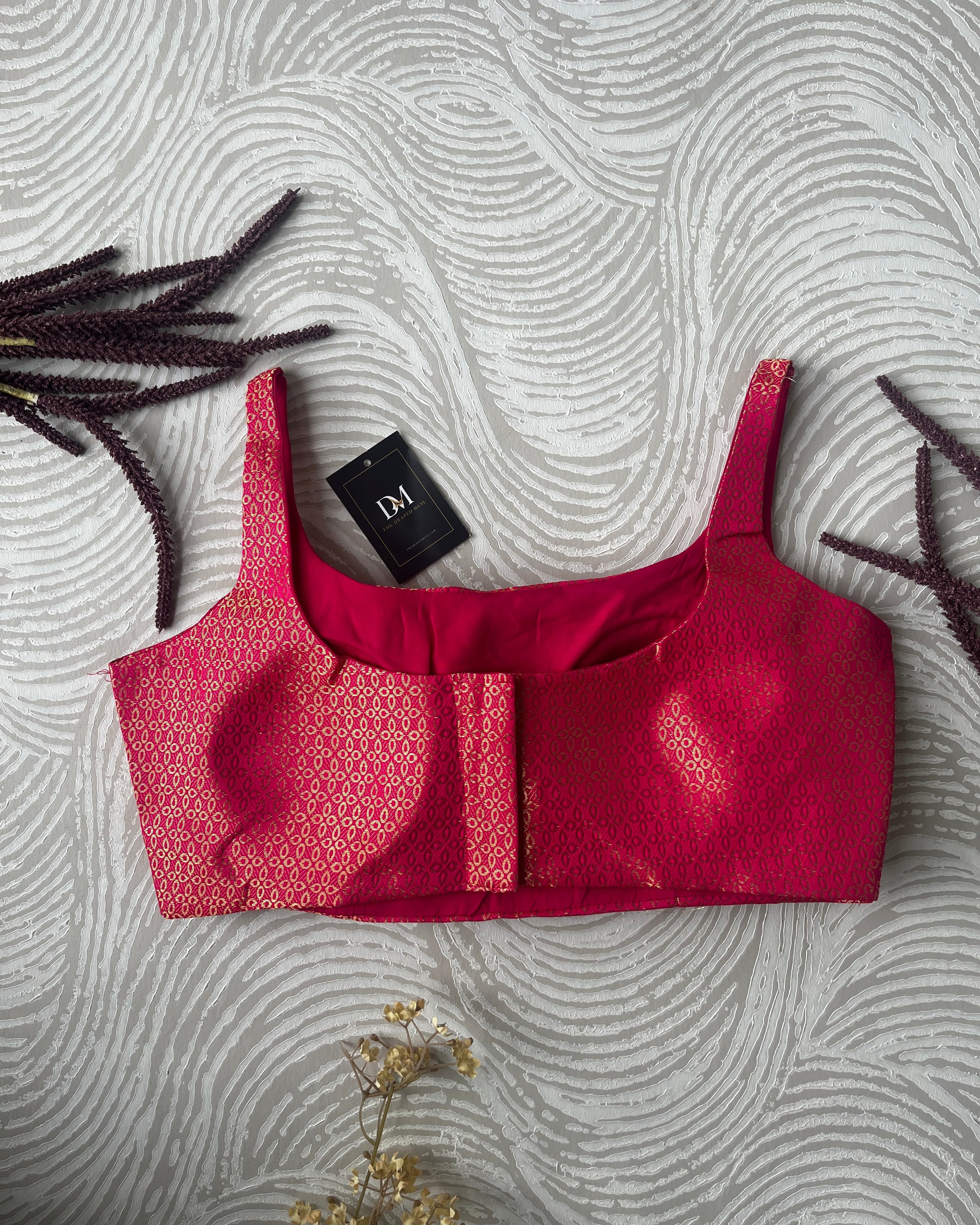 Pink Bollywood Blouse