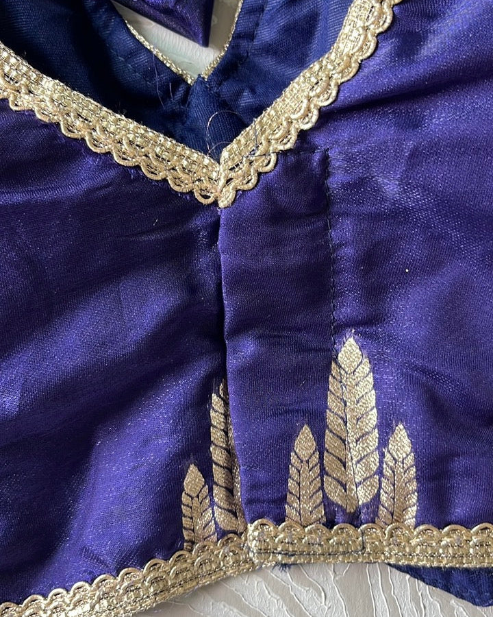 Blue Festive Blouse