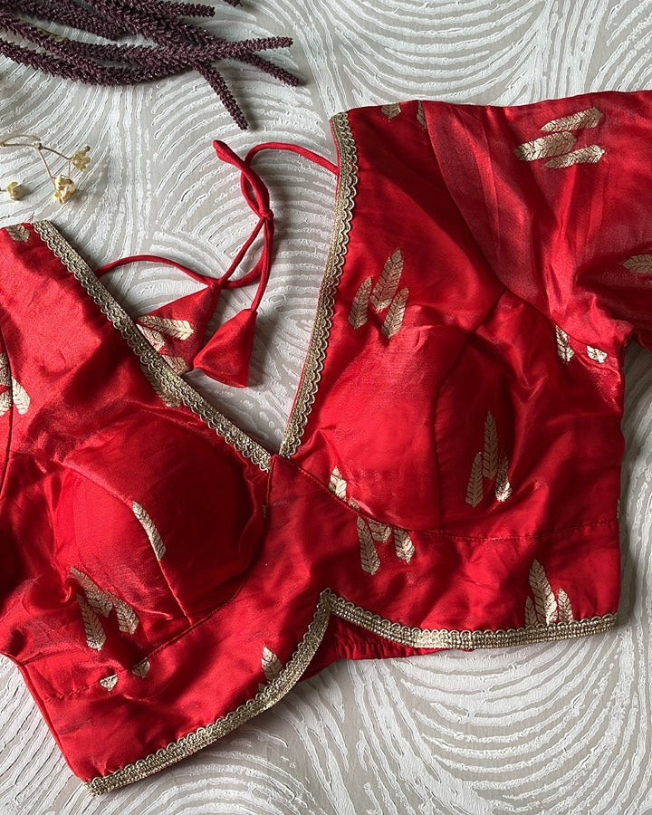 Red Festive Blouse