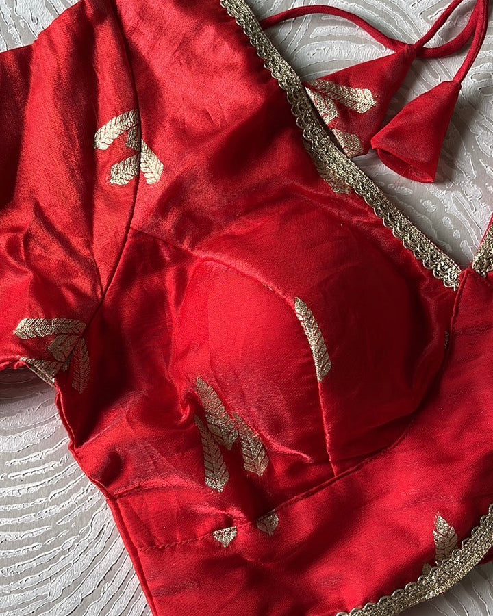 Red Festive Blouse