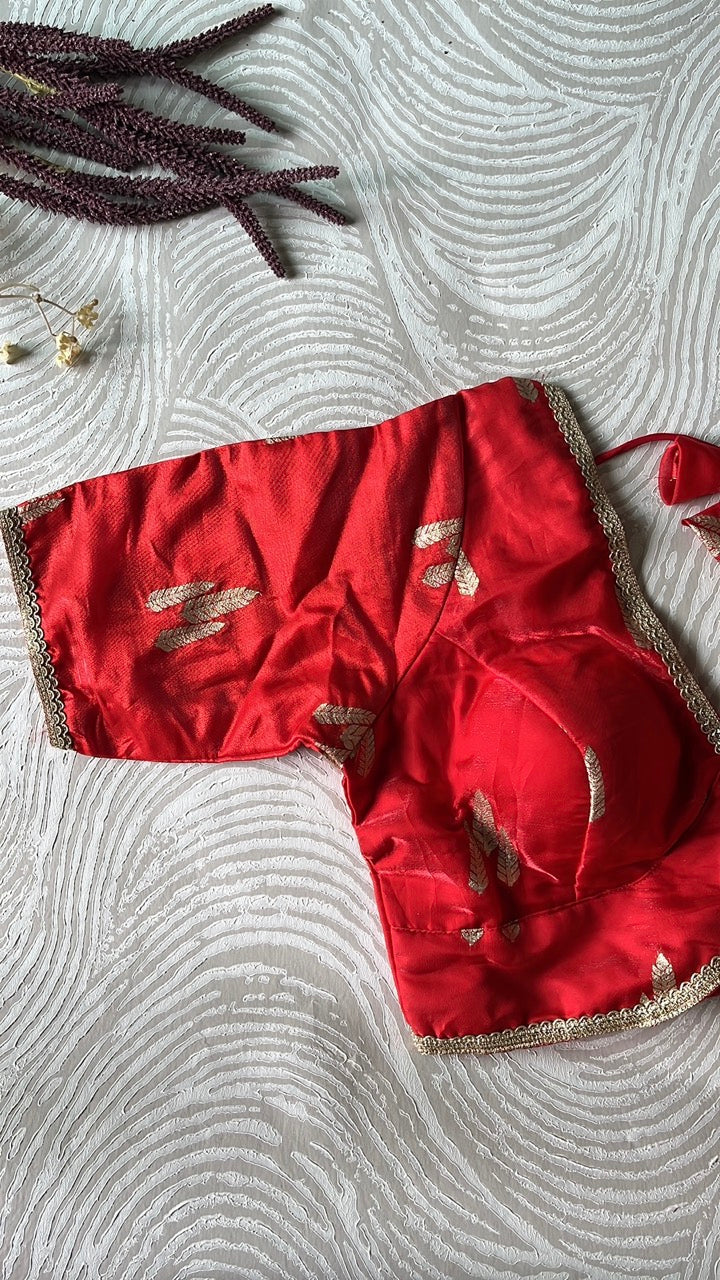 Red Festive Blouse