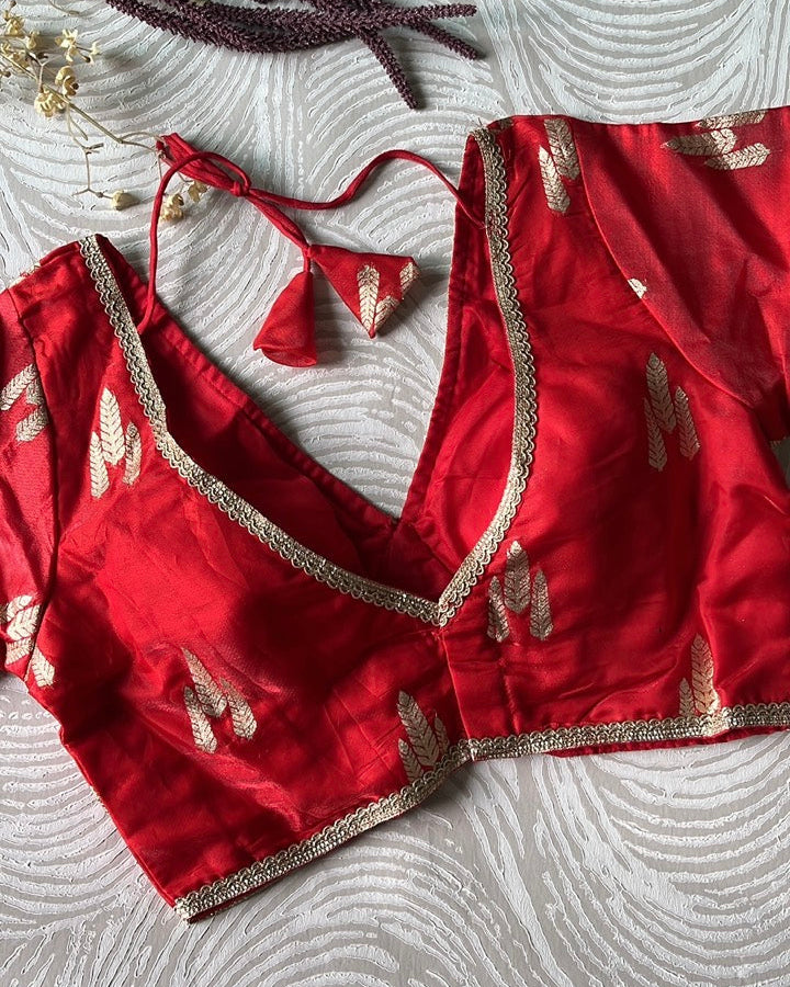 Red Festive Blouse