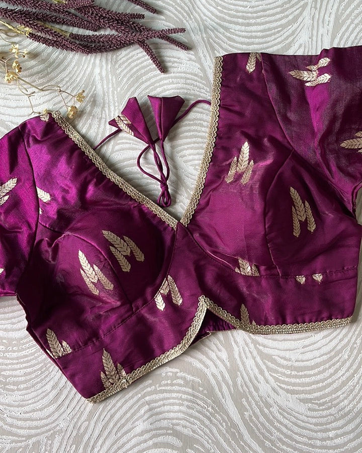 Purple Festive Blouse