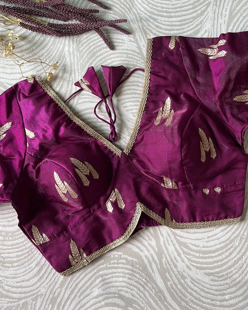 Purple Festive Blouse