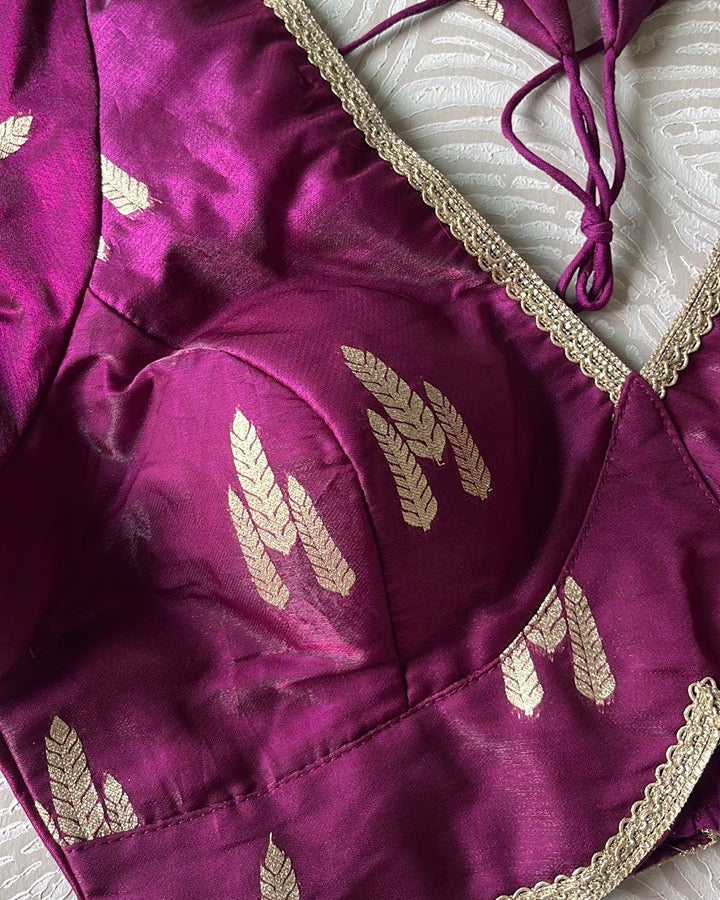 Purple Festive Blouse