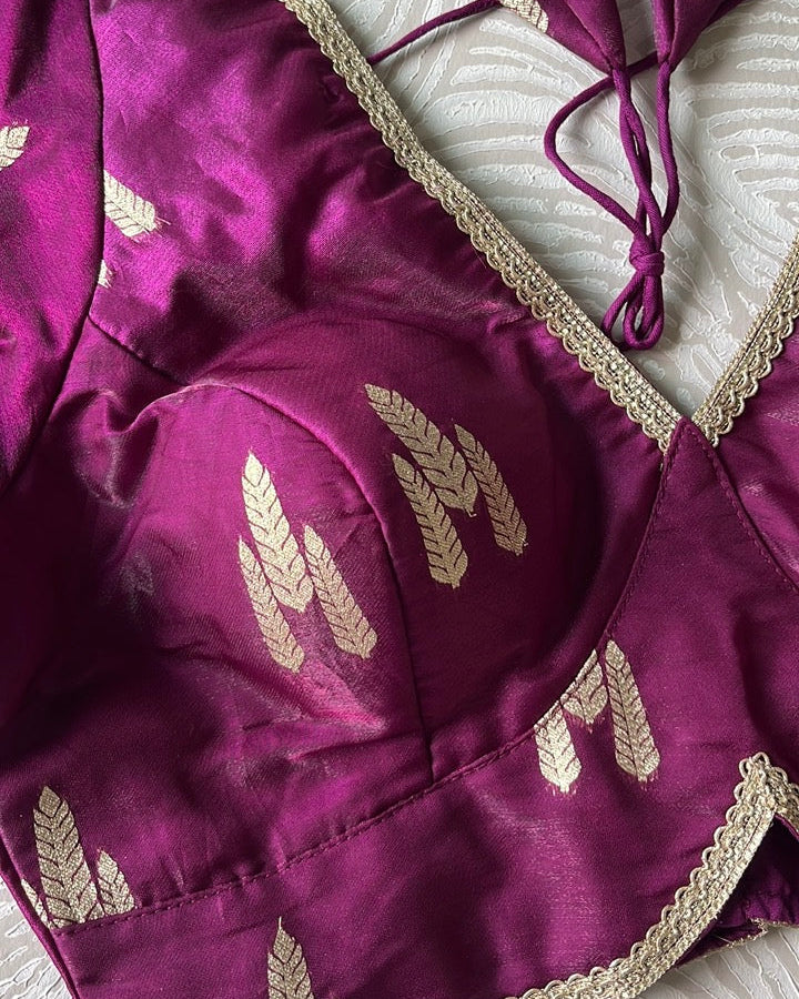 Purple Festive Blouse