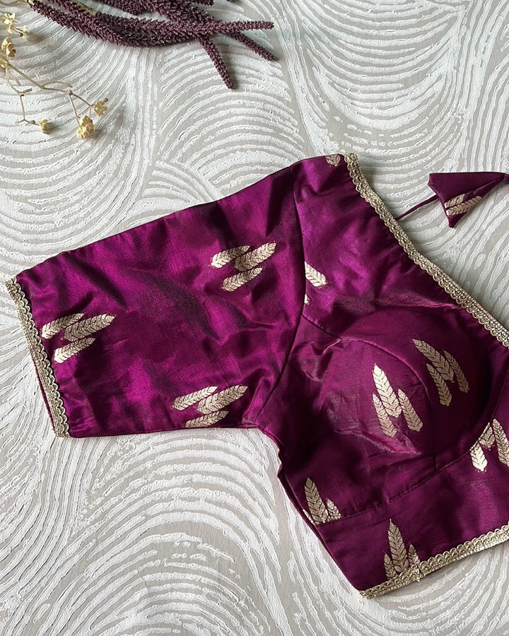 Purple Festive Blouse