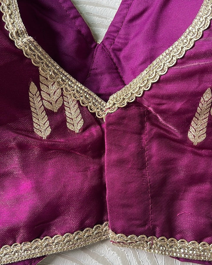 Purple Festive Blouse