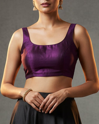 Purple Bollywood Blouse
