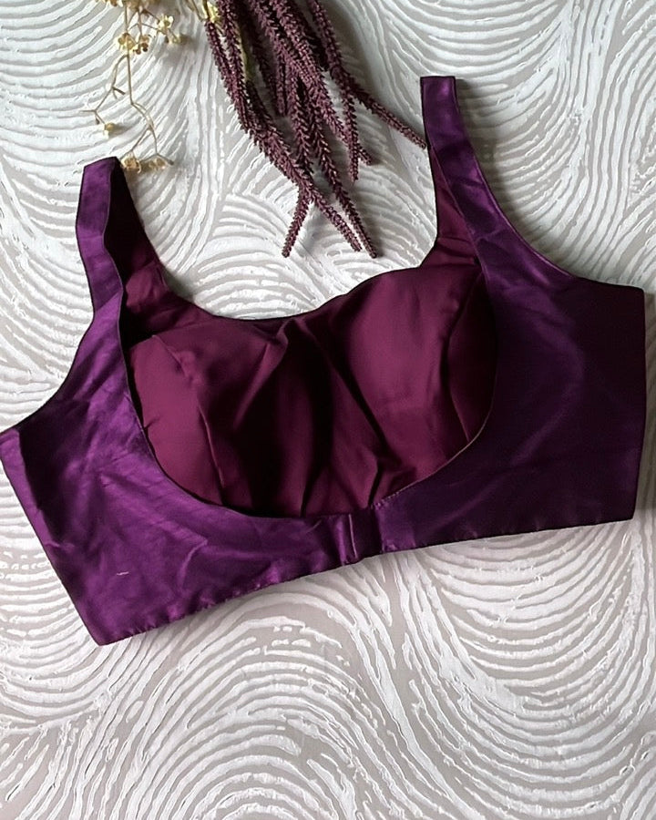 Purple Bollywood Blouse