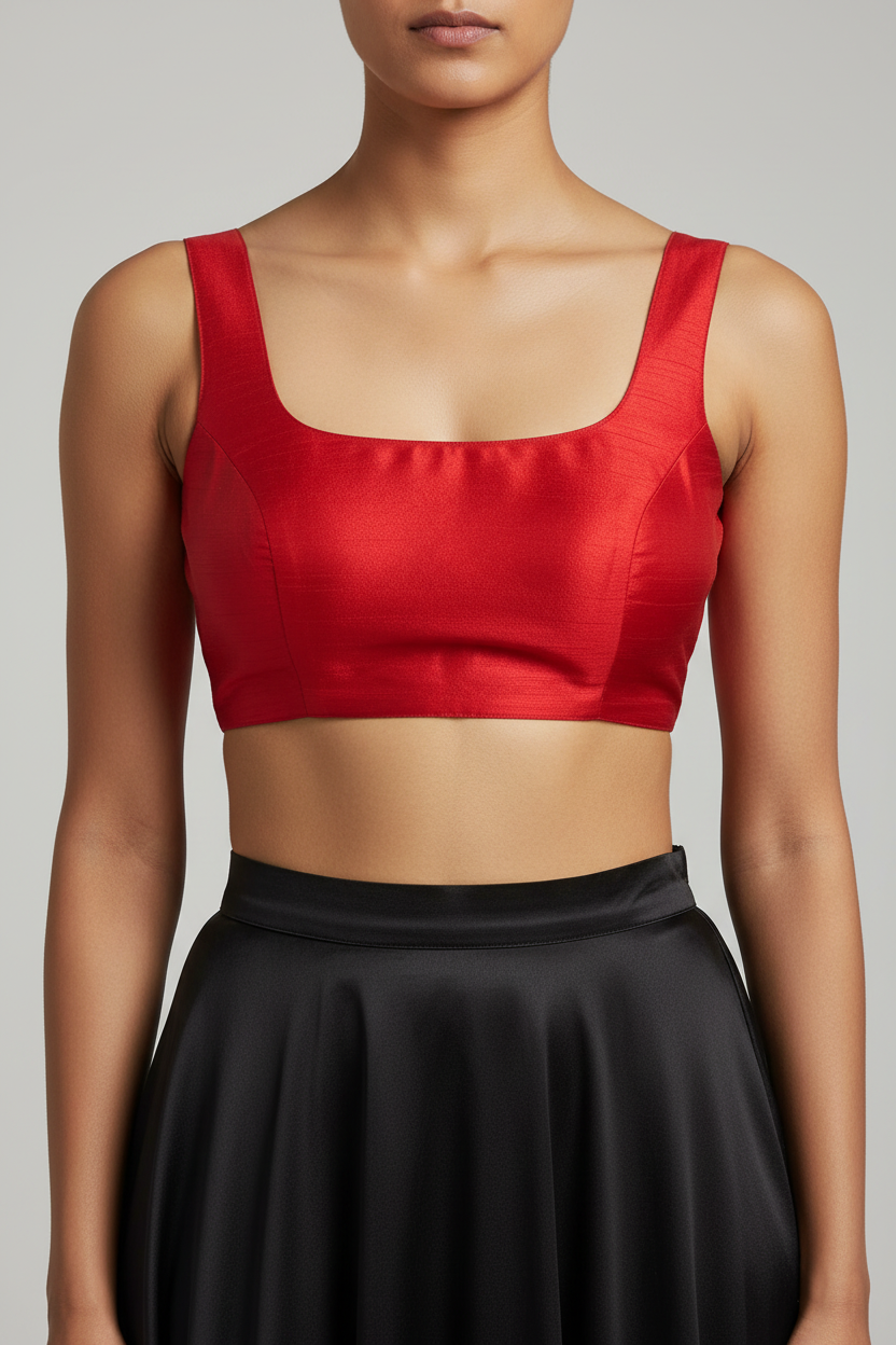 Red Bollywood Blouse