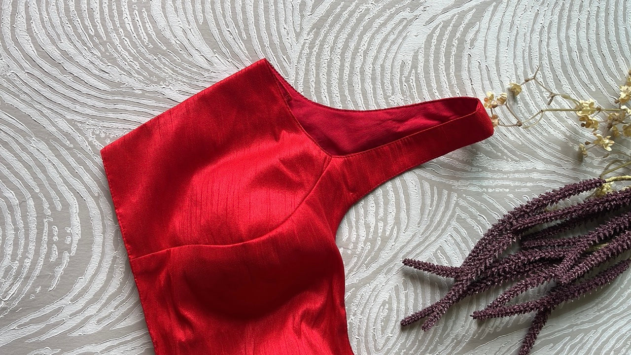 Red Bollywood Blouse