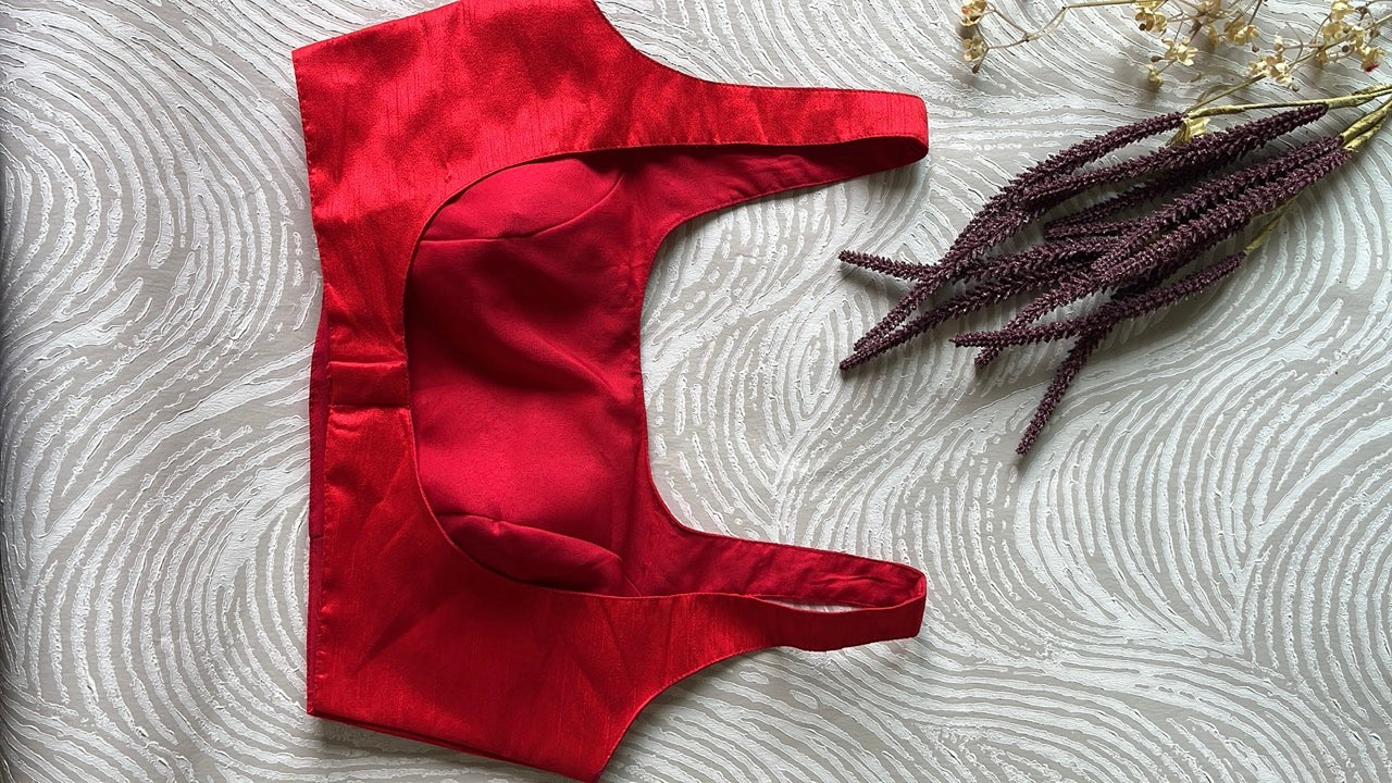Red Bollywood Blouse