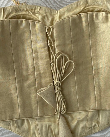 Gold Tissue Tube Corset