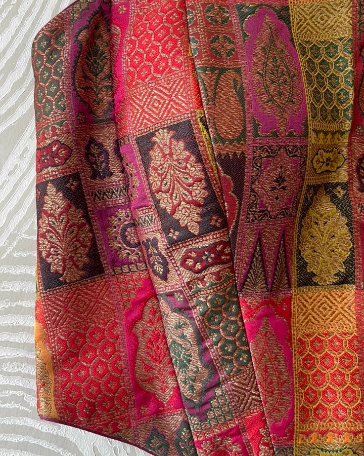 Multicolour Silk Banarasi Tube Corset