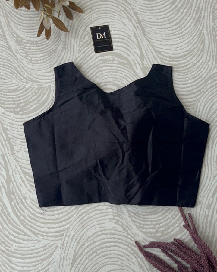 Black Plain Blouse