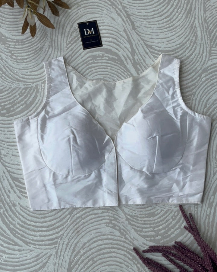 White Plain Blouse