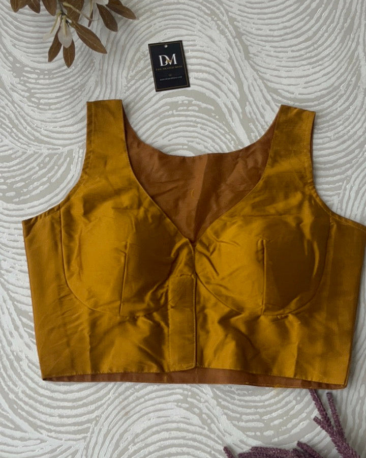 Gold Plain Blouse
