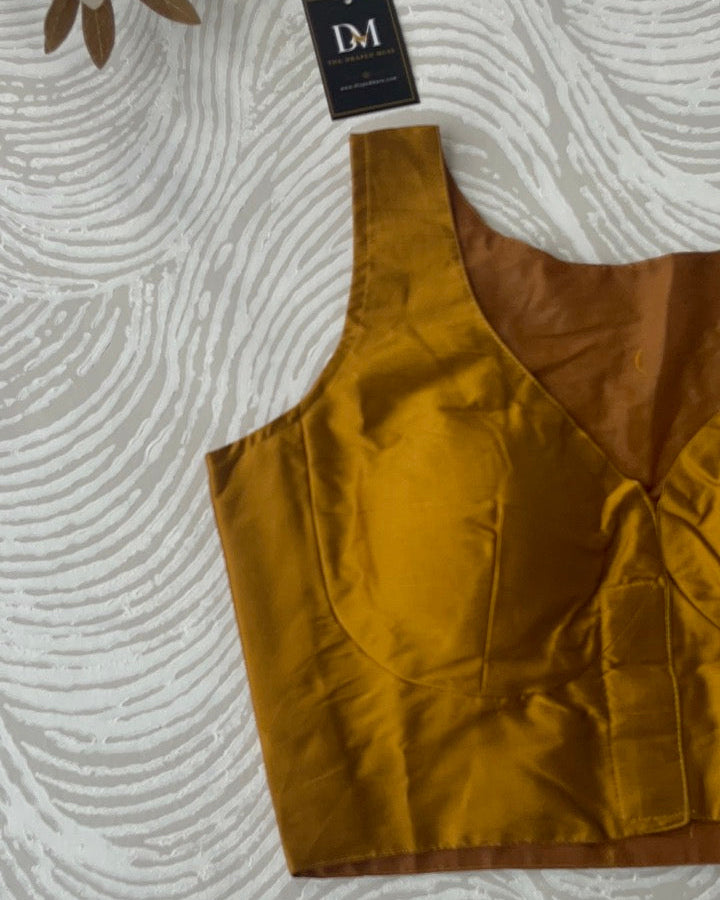 Gold Plain Blouse