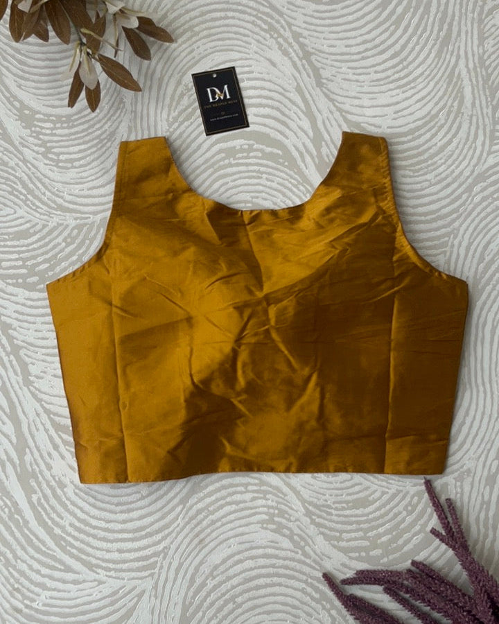 Gold Plain Blouse