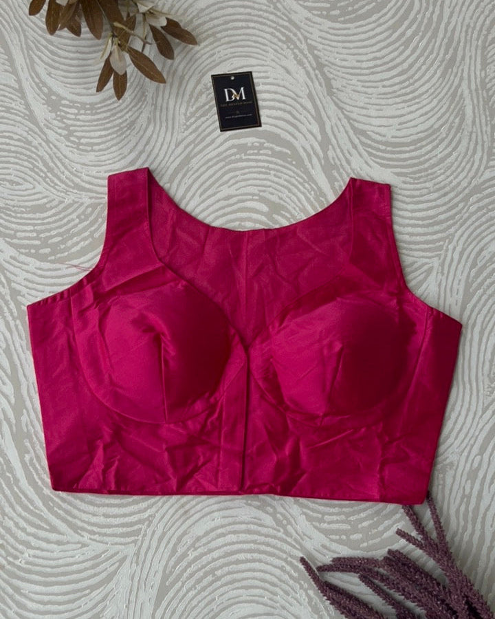 Rani Pink Plain Blouse