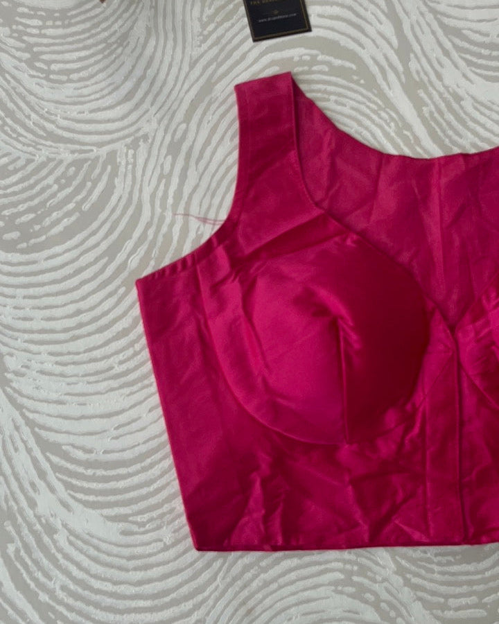 Rani Pink Plain Blouse