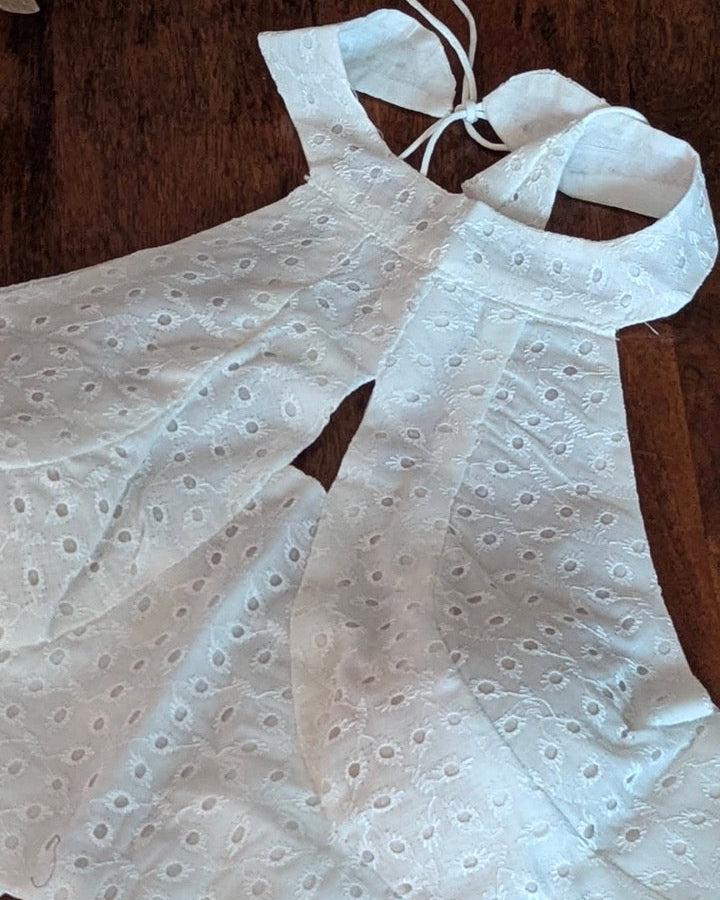 White Hakoba Cotton Blouse - Readymade Saree Blouse